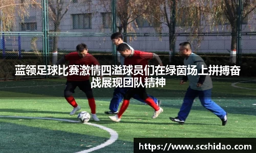 蓝领足球比赛激情四溢球员们在绿茵场上拼搏奋战展现团队精神